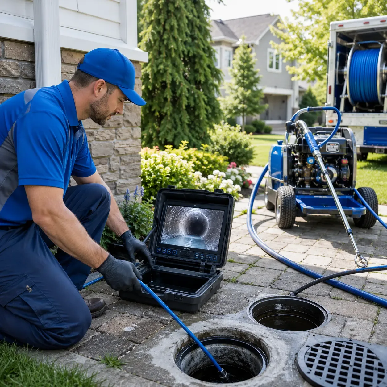 Outdoor drain cleaning professionals serving Seville, OH