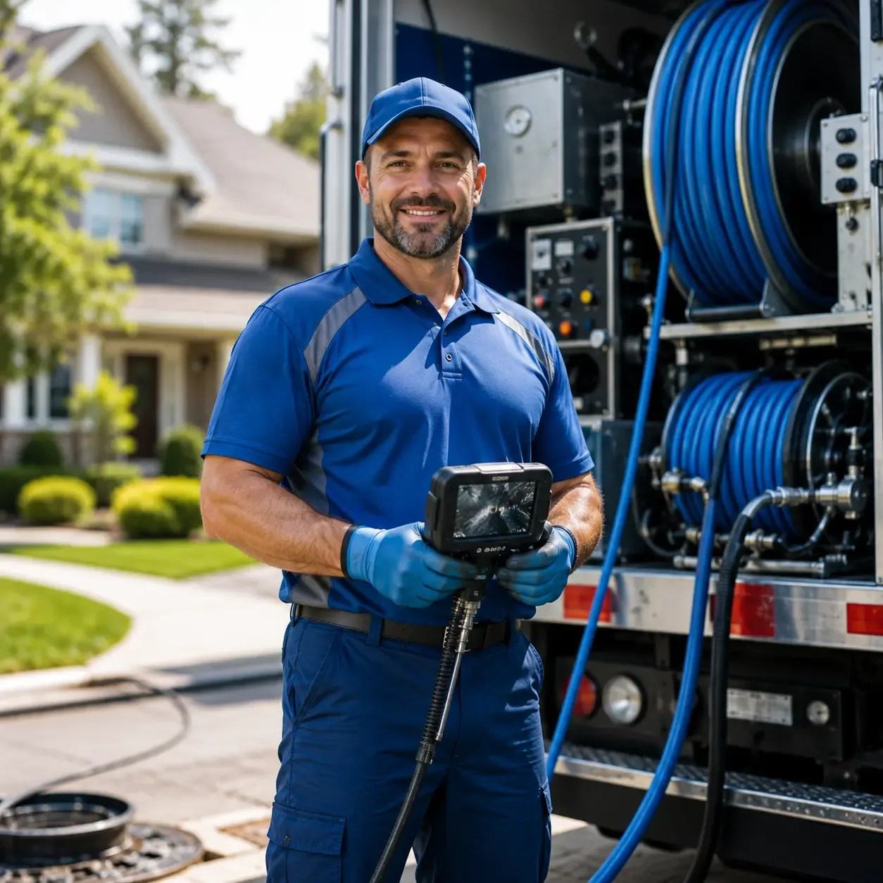 Local outdoor drain cleaning specialists in Seville, OH